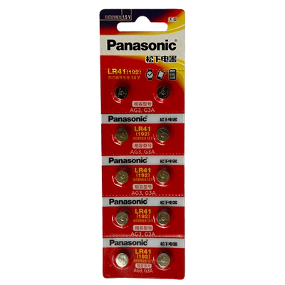 松下纽扣电池lr41AG3