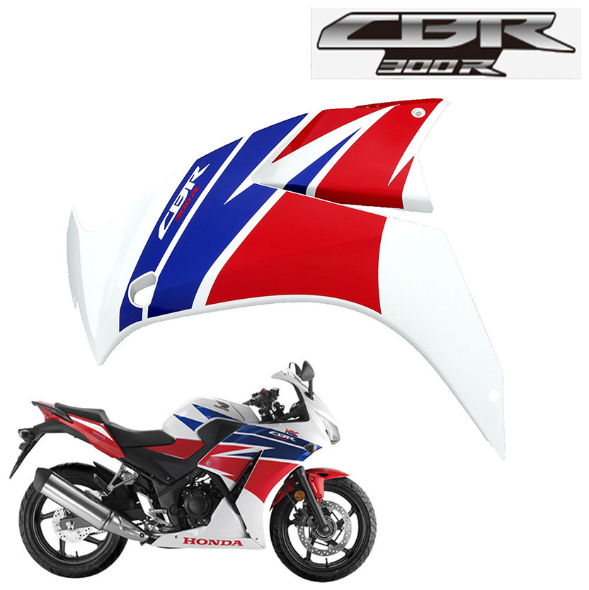 新大洲本田cbr300r三红色前护板左右中间油箱前边护侧罩 原厂配件