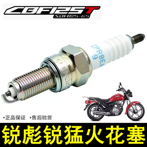 锐猛锐彪摩托车原厂省油火花塞