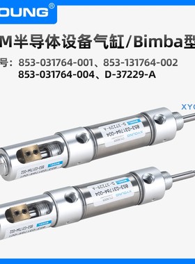 气动853-031764-001不锈钢迷你气缸LAM半导体设备气缸D-37229-A