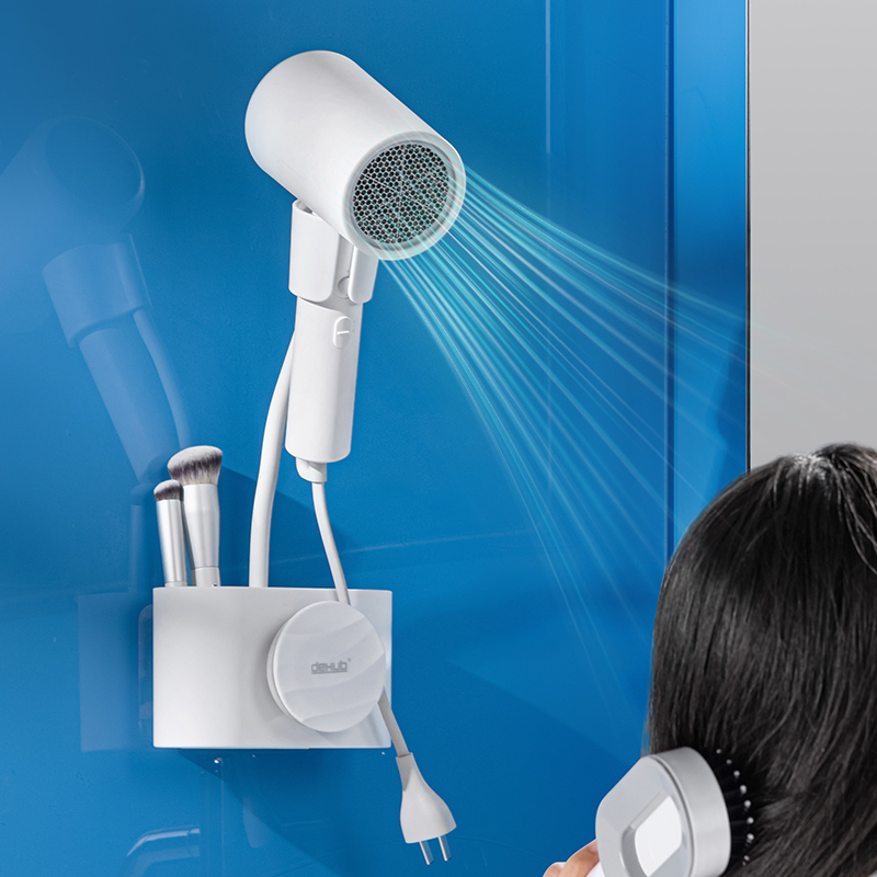 免打孔吹风机置物架懒人神器