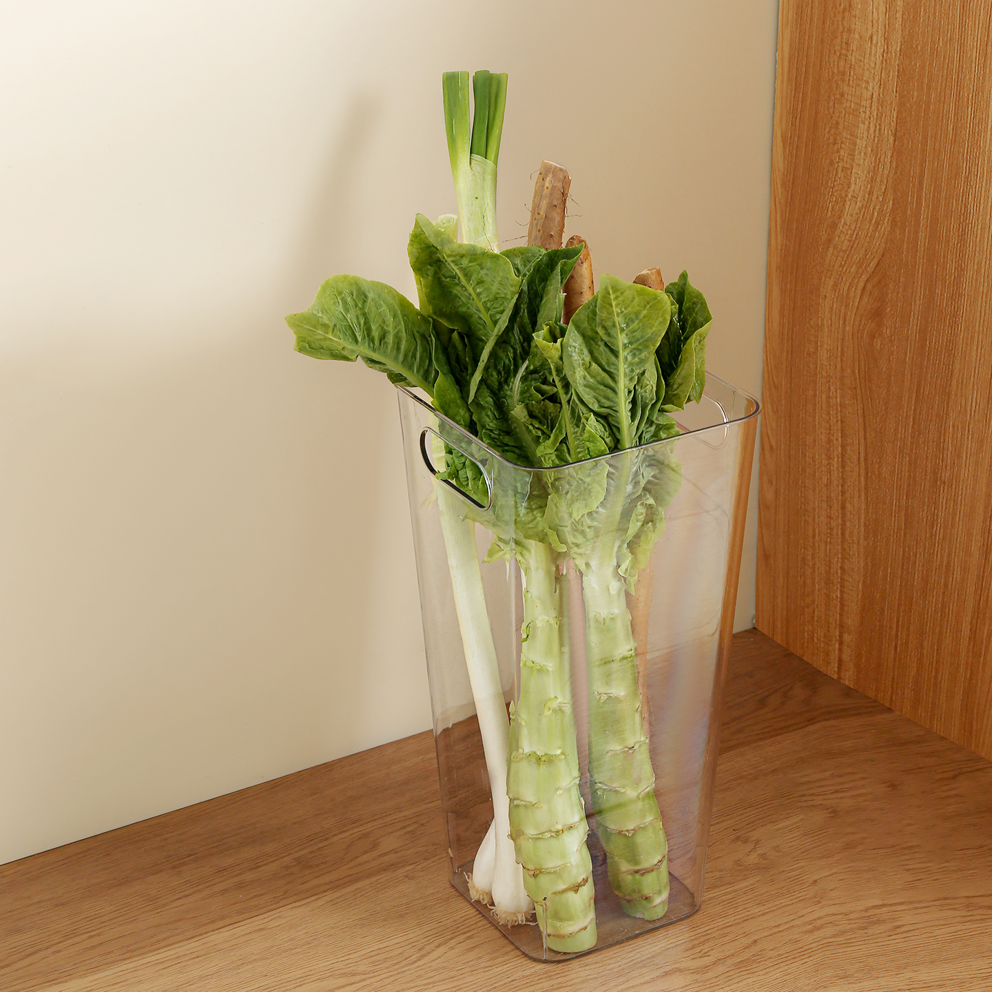 大葱山药收纳桶手提式