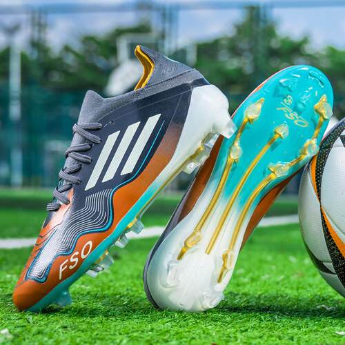 足球鞋AG长钉男女款碎钉耐磨训练soccer shoes青少年碎钉足球鞋