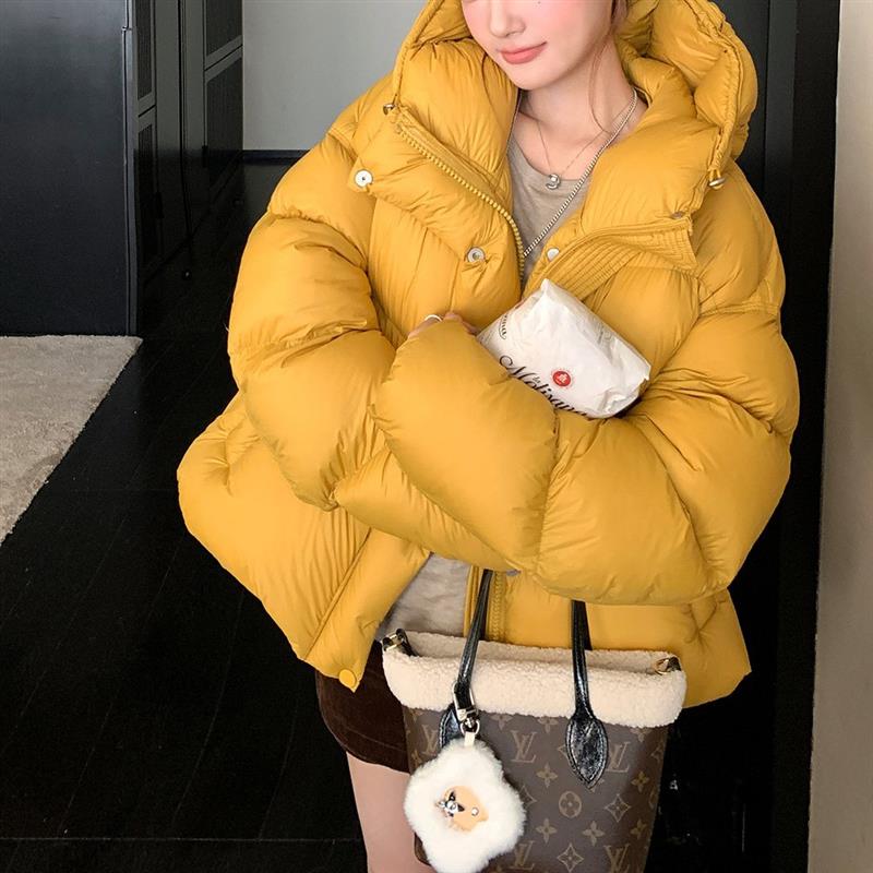 棉服女装新款冬季2026小个子云朵泡芙巨好看显瘦不臃肿保暖面包服