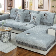 Mùa đông sang trọng sofa đệm sofa đệm sofa bao gồm tất cả bao gồm phổ quát bốn mùa phổ vải vải sofa khăn - Ghế đệm / đệm Sofa