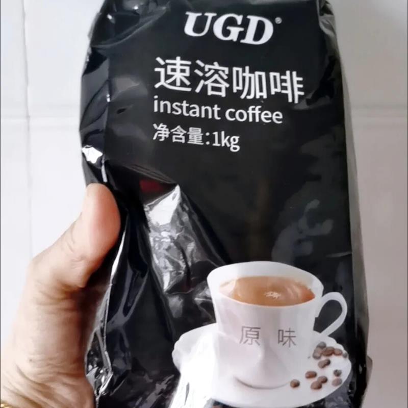 2斤大袋装速溶3合1原味咖啡粉卡布奇诺