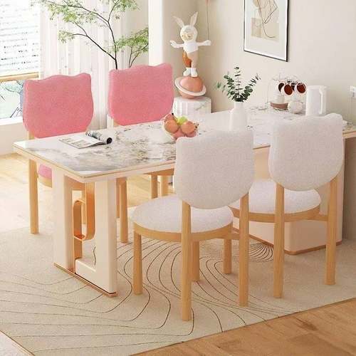 奶油风化妆椅网红ins餐椅卧室梳