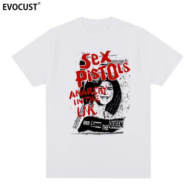 Sex Pistols性手枪摇滚乐队Anarchy in the uk复古短袖T恤男女