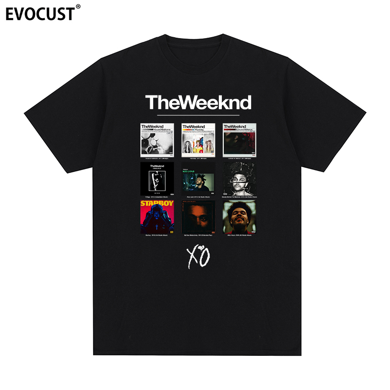 Theweeknd嘻哈短袖T恤