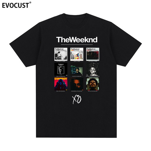 Theweeknd嘻哈短袖T恤