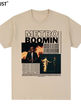 Metro Boomin Tee 短袖T恤Heroes & Villains潮牌男女INS T-shirt