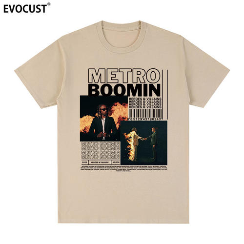 Metro Boomin Tee 短袖T恤Heroes & Villains潮牌男女INS T-shirt