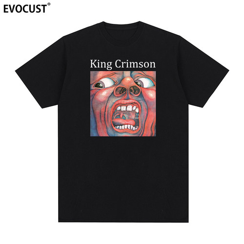 King Crimson克里姆森国王摇滚乐队艺术前卫复古怀旧短袖T恤男女