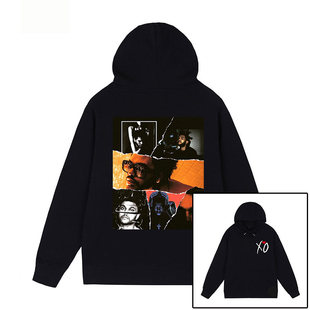 The Weeknd连帽卫衣帽衫海报XO红心饶舌街头hip hop嘻哈男女rap