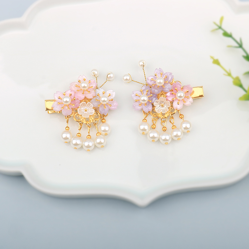 发夹古风汉服收藏送眉心贴