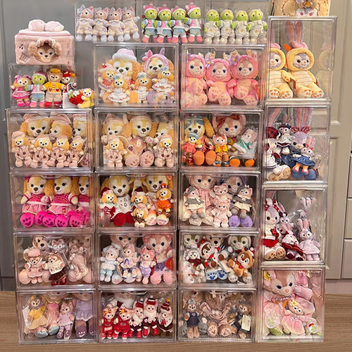 玲娜贝儿展示盒手办收纳盒全透明