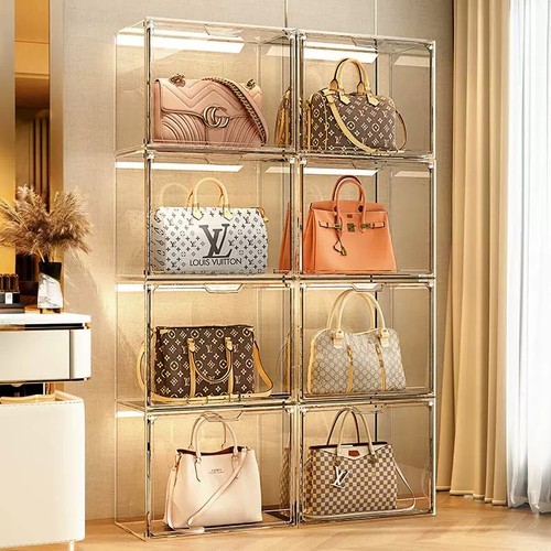 包包展示盒买一送一超透展示柜
