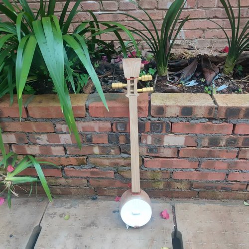 三弦纯手工制作非遗制作紫椿乐器