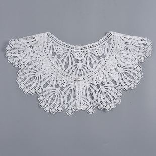 明制汉服云肩新款蕾丝花边装饰假领子小外搭披肩女百搭配饰中国风