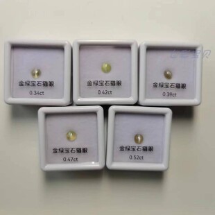 天然金绿宝石猫眼裸石戒面裸石 难得鉴定师学习标本 性价比高