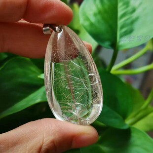 非常别致的天然包体水晶 包体很有未来感超炫酷 大自然的鬼斧神工