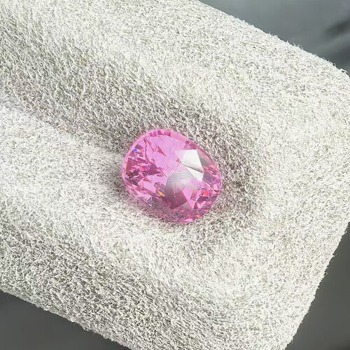 1.01ct天然莲花色尖晶石 玻璃体满火爆棚 GRC大证 实物超闪
