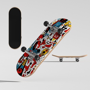Finger Boarding翻team专业枫木手指滑板双翘手指乌龟宠物 Skate