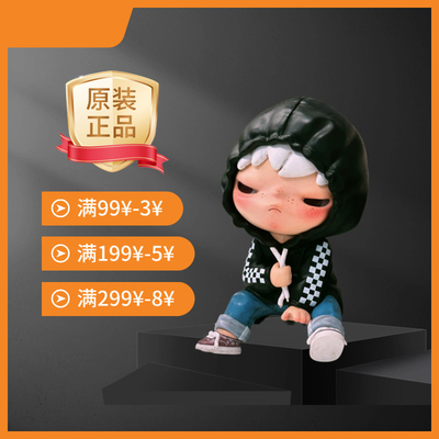 POPMART泡泡玛特Hirono小野vans联名吊卡手办摆件潮玩礼物