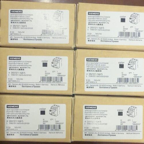 议价西门子断路器3RV1011-1KA15可维修