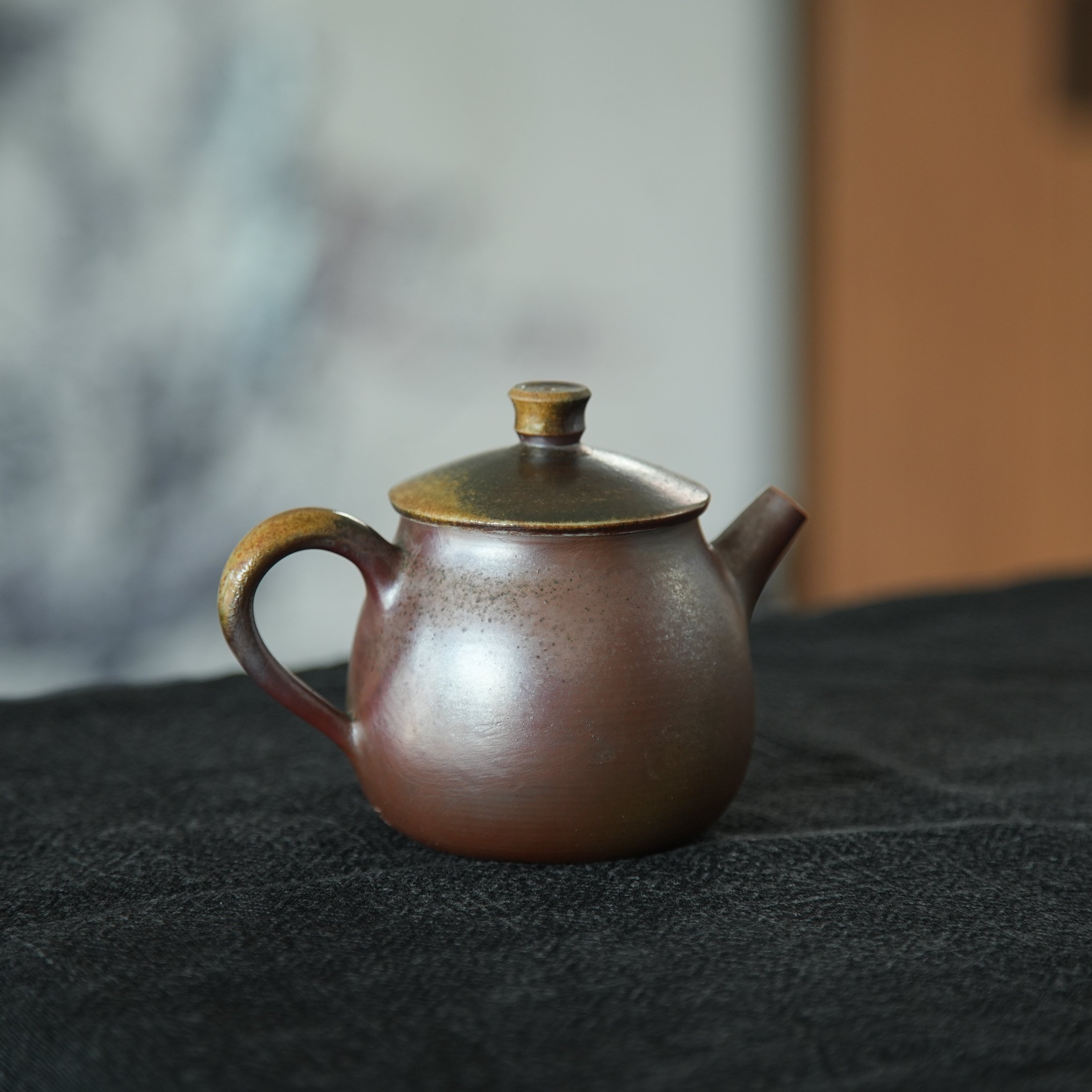 柴烧壶·衡壶｜陶泥 古味十足 朴拙感·160cc