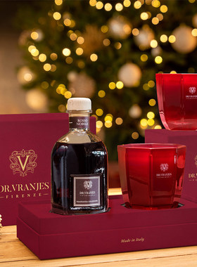 意大利DrVranjes香薰礼盒红酒贵族香氛蜡烛无火藤条新年礼物drv