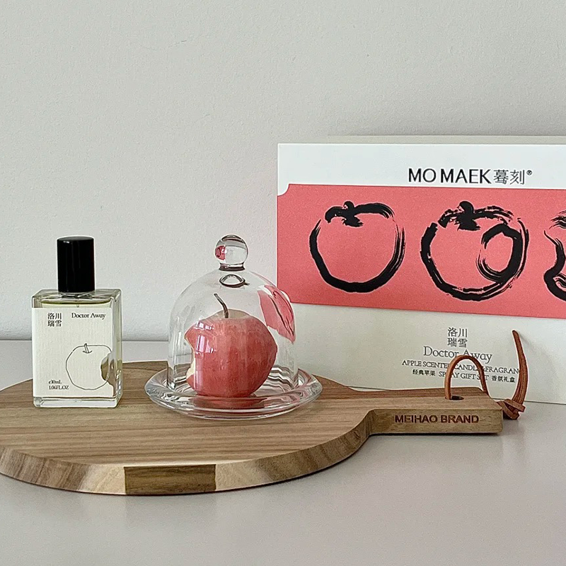 蓦刻momaek【香氛礼盒】香薰手绘苹果蜡烛高级礼品创意节日礼物