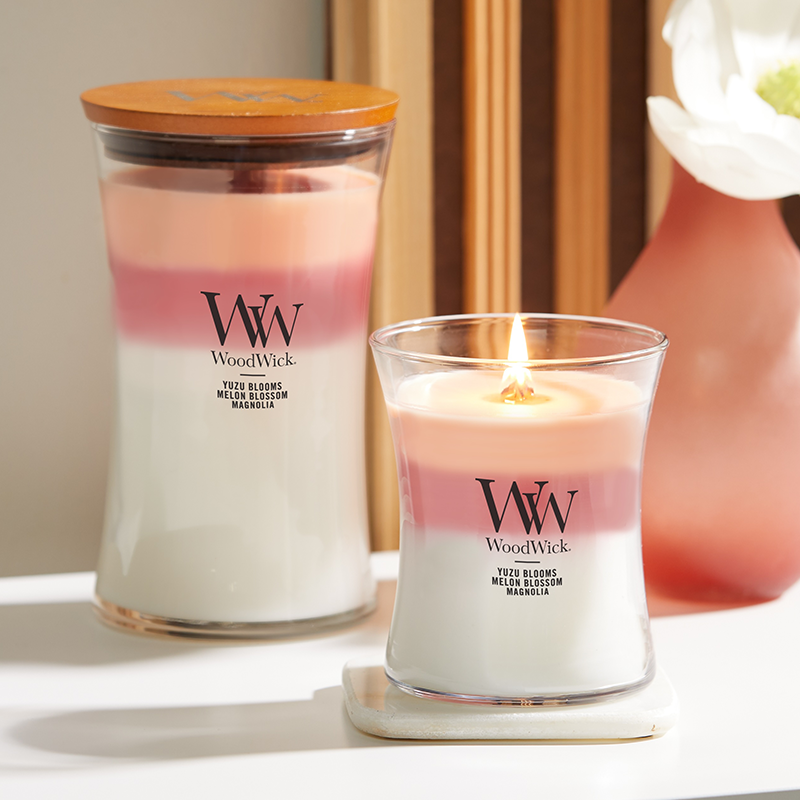 woodwick香薰蜡烛大豆蜡黑樱桃