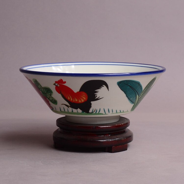 陶瓷 鸡公碗 公鸡碗水煮鱼碗大汤碗复古鸡公米饭大汤牛肉面拉面碗
