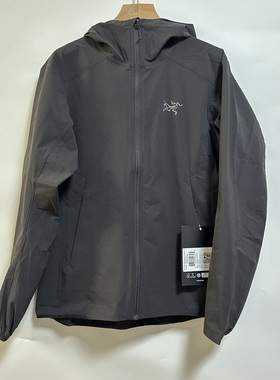 Arcteryx始祖鸟 Gamma系列Lightweight 纯色防风连帽软壳夹克女款