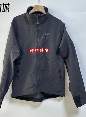 Arcteryx始祖鸟Gamma系列 LT Jacket 徽标Logo刺绣纯色立领夹克男