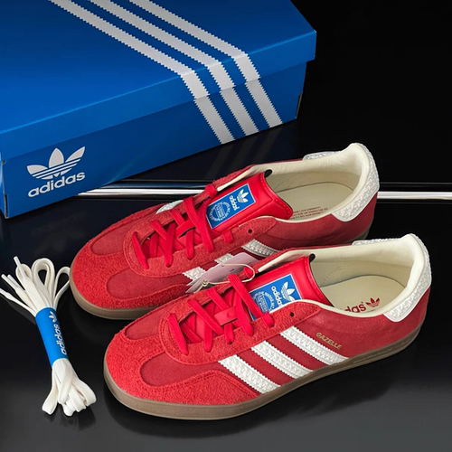 AdidasGazelle红白低帮男女板鞋