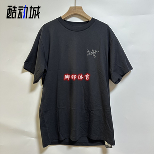 Arcteryx始祖鸟 Kragg SL 品牌Logo印花圆领透气短袖 男女同款T恤