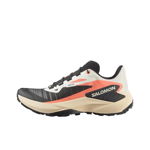 SALOMON萨洛蒙GENESIS 舒适防滑耐磨低帮越野跑鞋黑白色478204