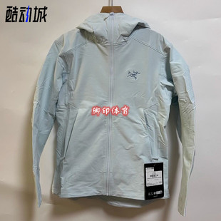 Arcteryx始祖鸟 Gamma系列 hoody 纯色防风连帽软壳夹克女款