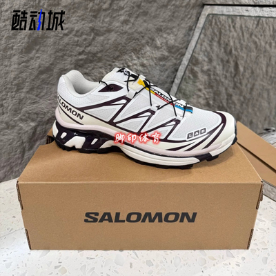 SALOMON萨洛蒙XT-6白色李子红