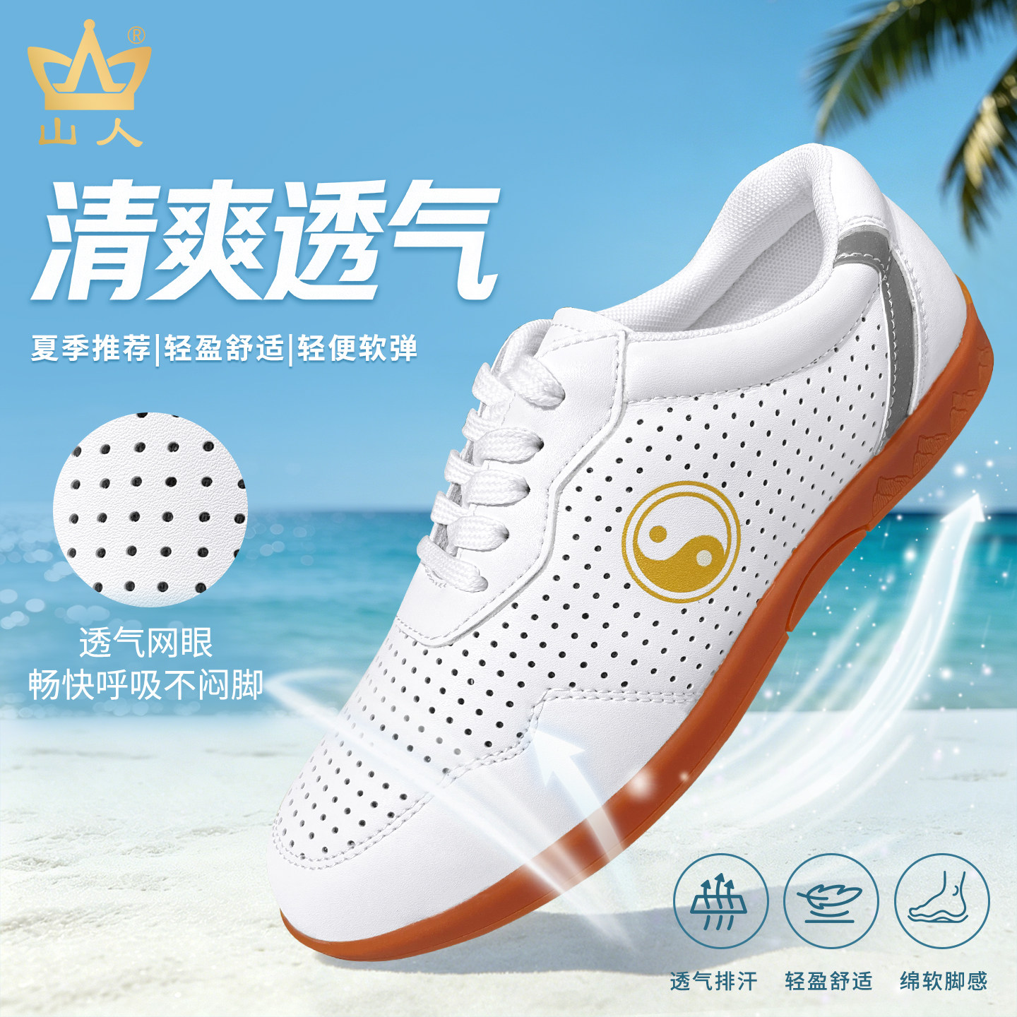 透气太极鞋轻便软弹夏季推荐图片