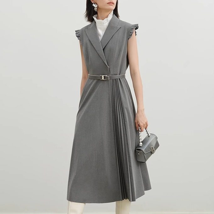 艺之卉优雅通勤修身连衣裙