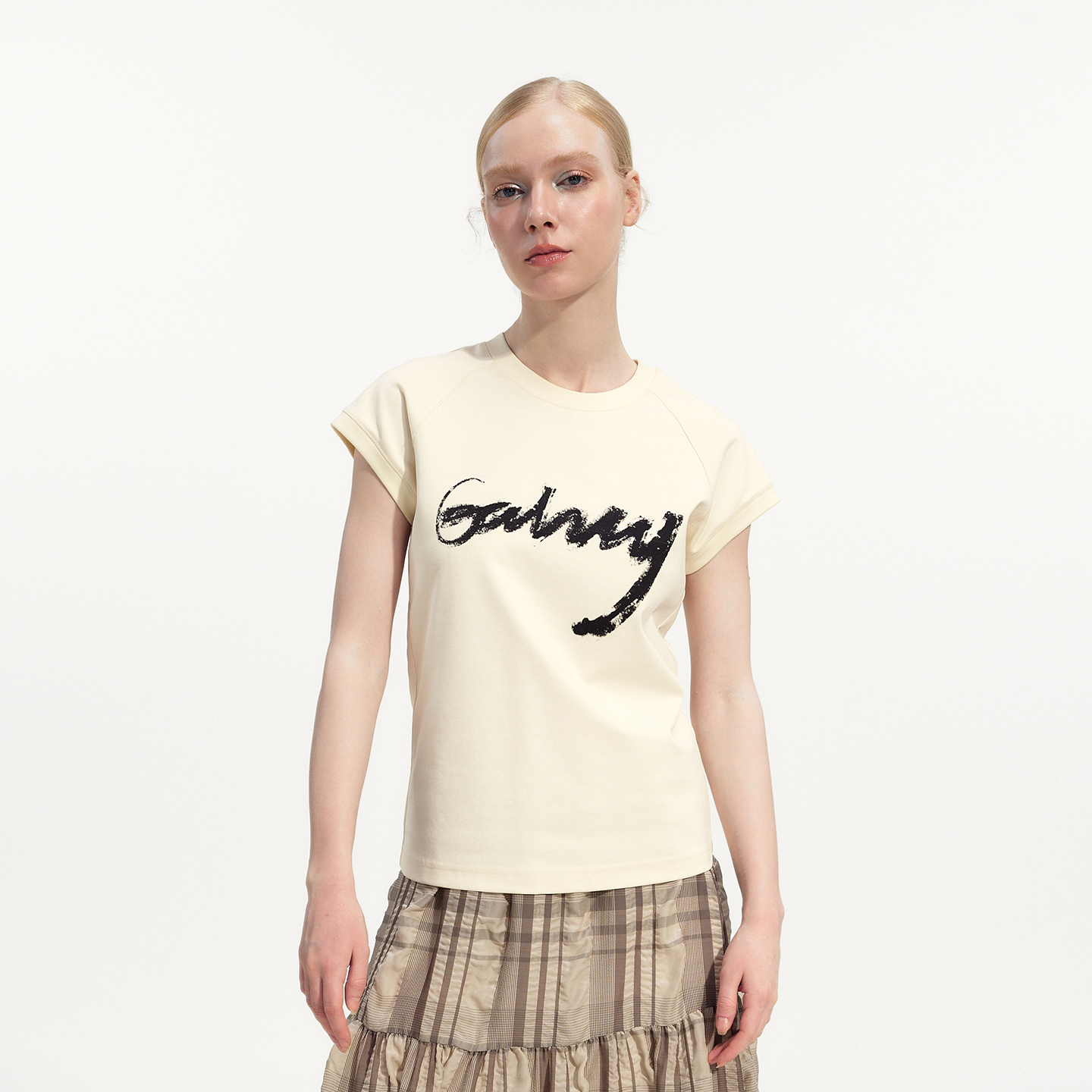 字母印花简约短袖T恤新款