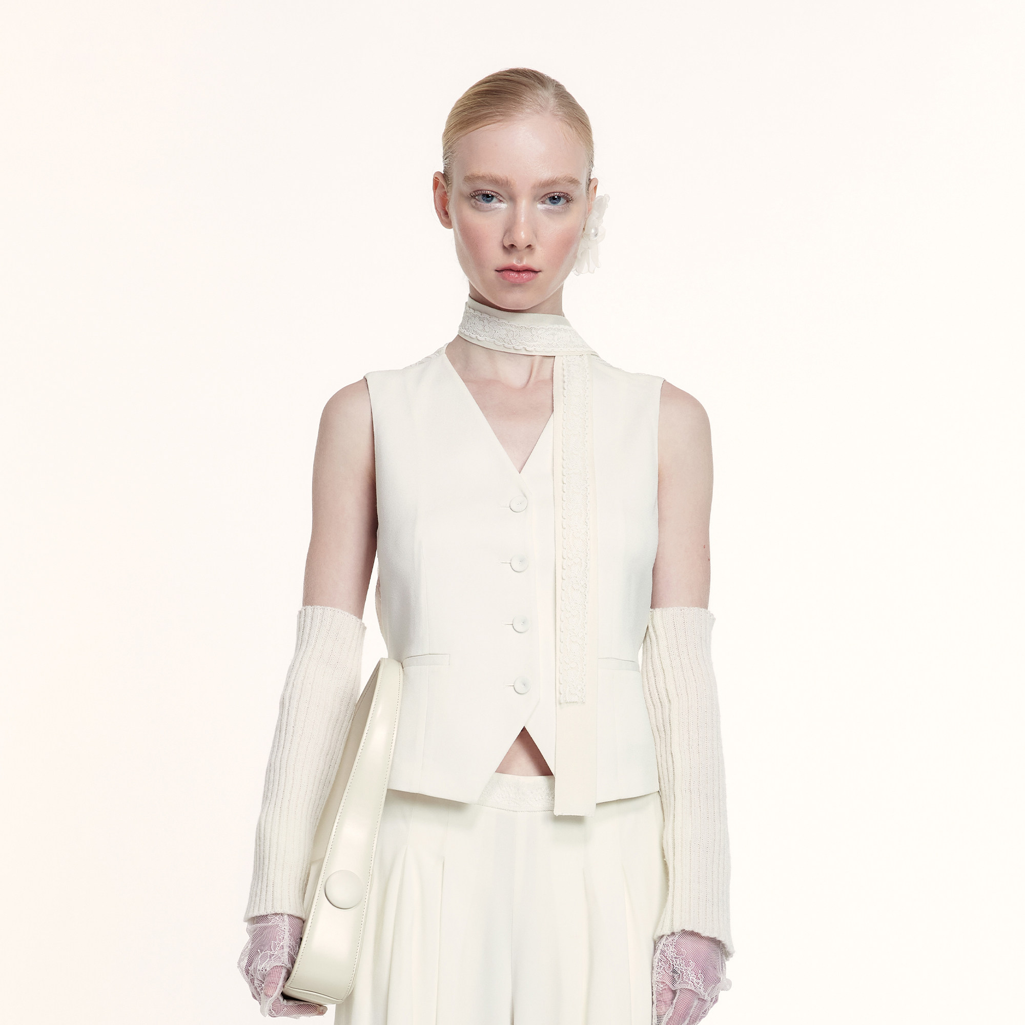 艺之卉会呼吸的亚麻醋纤马甲背心