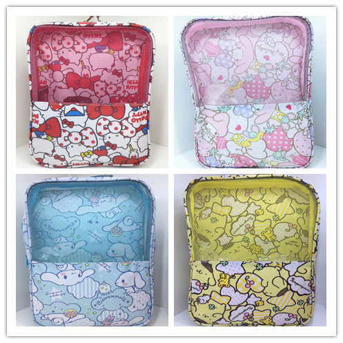 可爱卡通melody玉桂狗双层收纳包