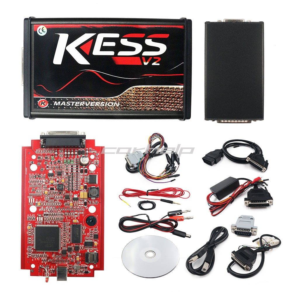 外贸工厂现货批发 KESS V2 ECU Tool 汽车故障检测仪 V5.017 红板