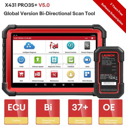 LAUNCHX431 PRO3S+ V5.0 Plus Full System全系统全球版PROS V5.0