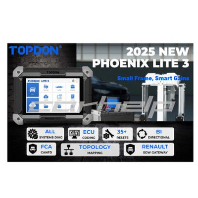 跨境TOPDON Phoenix Lite3 Diagnostic Scanner Tool with CAN-FD