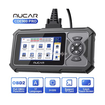 海外版 MUCAR CDE900 PRO Auto OBD2 Diagnostic Scanner ABS TCM